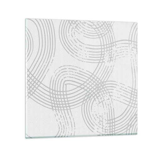 Glasbild - Bild auf glas - Es gibt keinen einfachen Weg - 30x30 cm