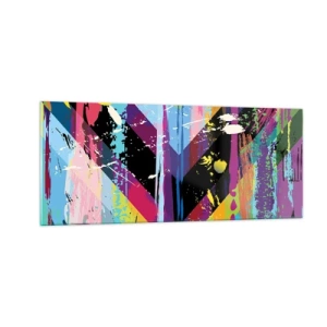 Glasbild - Bild auf glas - Von oben nach unten - 100x40 cm