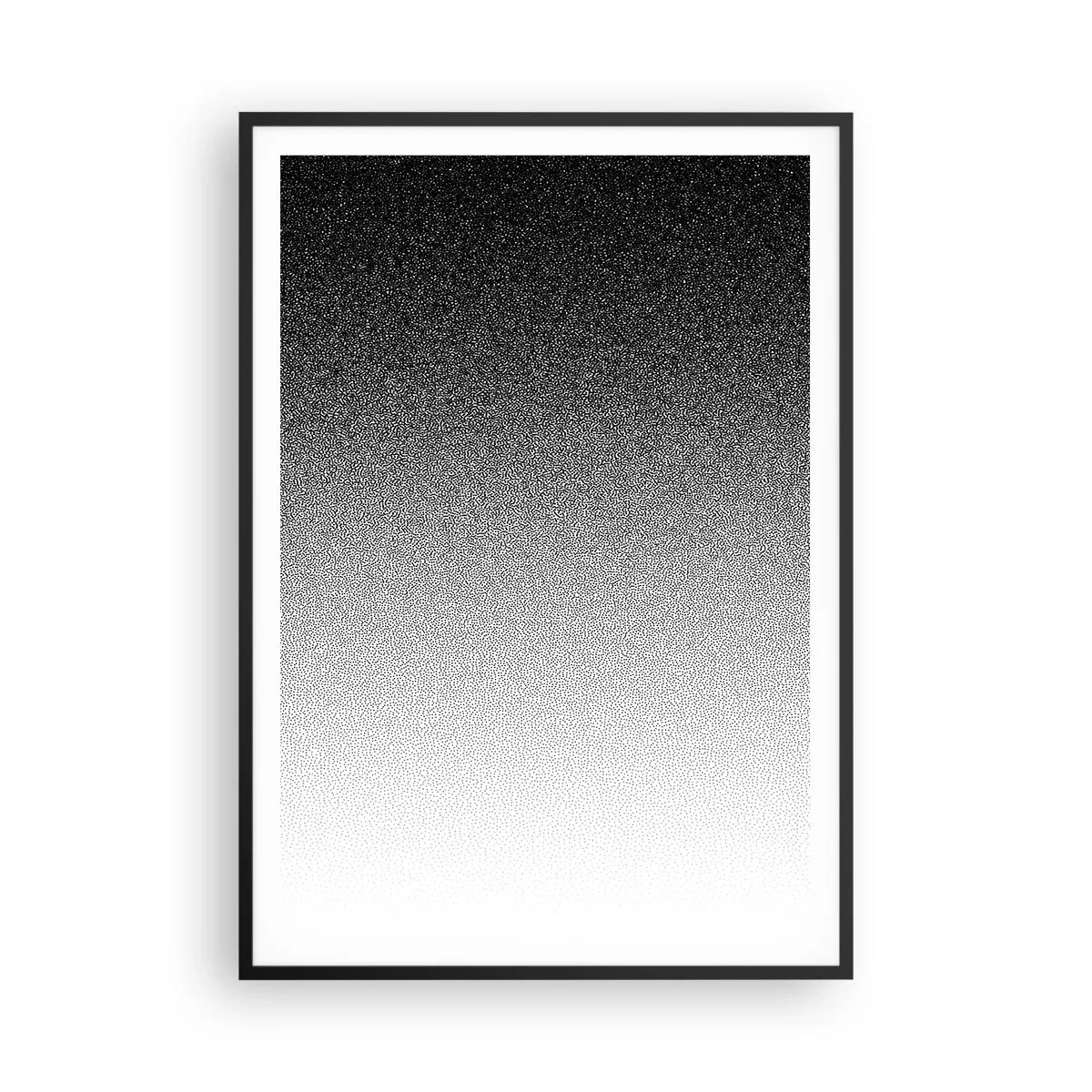 Poster in einem schwarzem Rahmen - Dem Licht entgegen - 70x100 cm