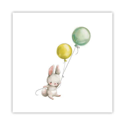 Poster - Ich werde auch fliegen! - 40x40 cm