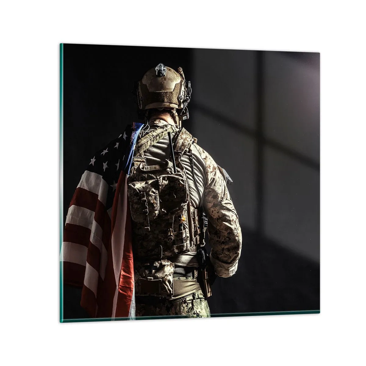 Glasbild - Bild auf glas - Darum - 70x70 cm