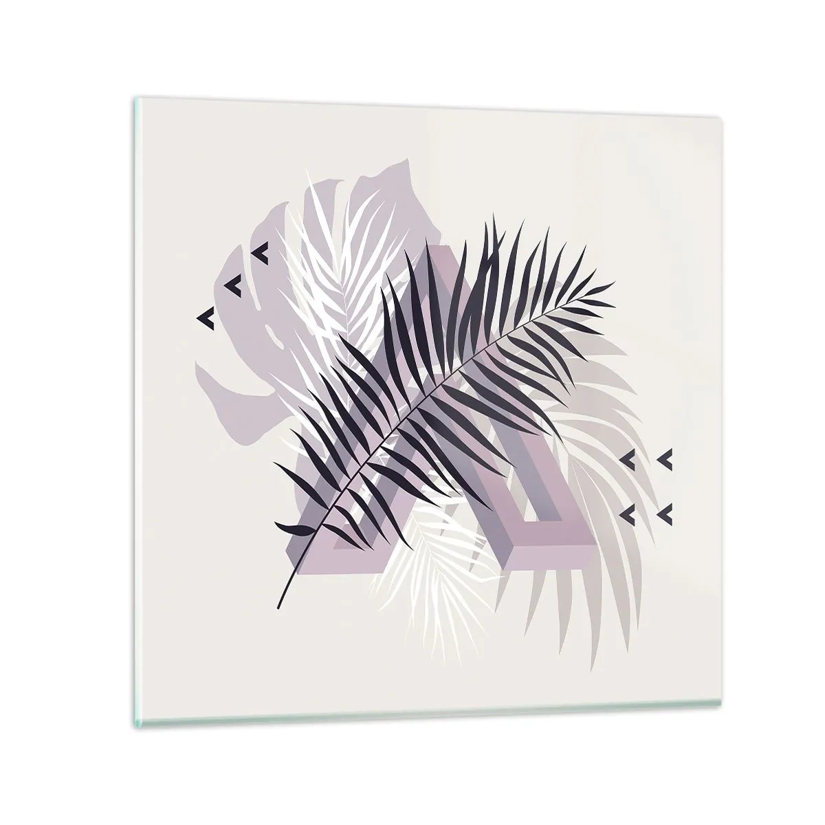 Glasbild - Bild auf glas - Der Schatten des Schattens - 40x40 cm