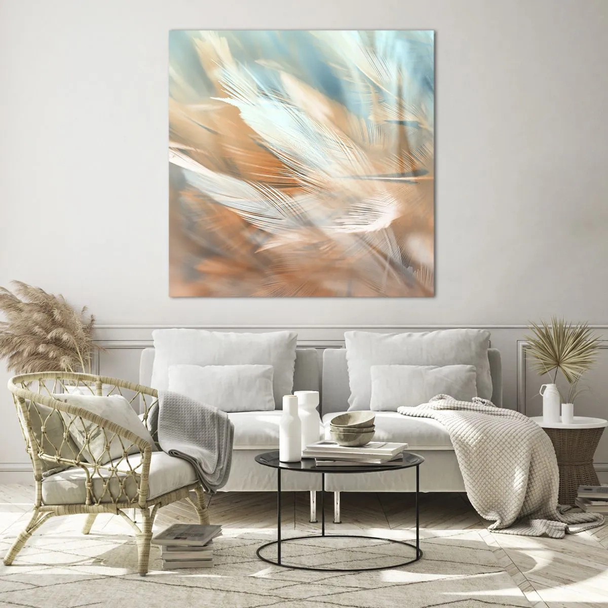 Glasbild - Bild auf glas - Im Land der Sanftmut - 40x40 cm