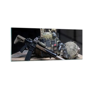 Glasbild - Bild auf glas - Sich ausruhen! - 100x40 cm