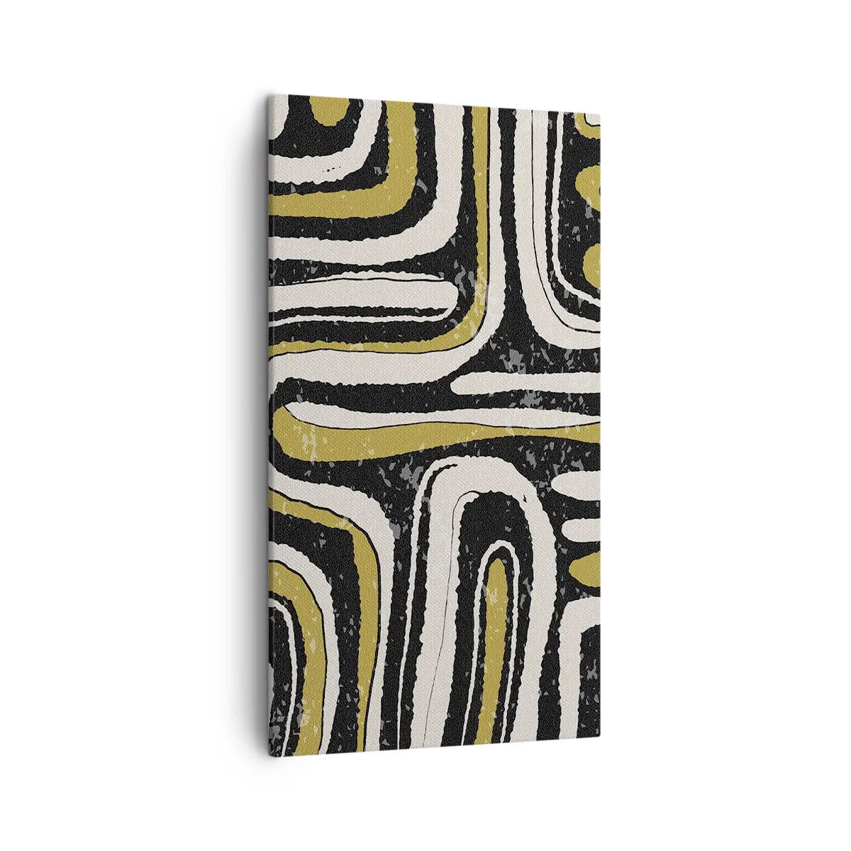 Bild auf Leinwand - Leinwandbild - Komposition: Straßen und Gassen - 45x80 cm