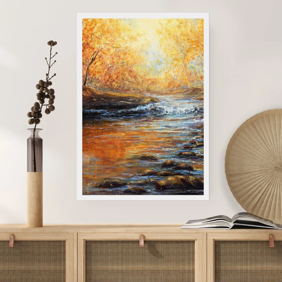 Poster - Der goldene Strom - 61x91 cm