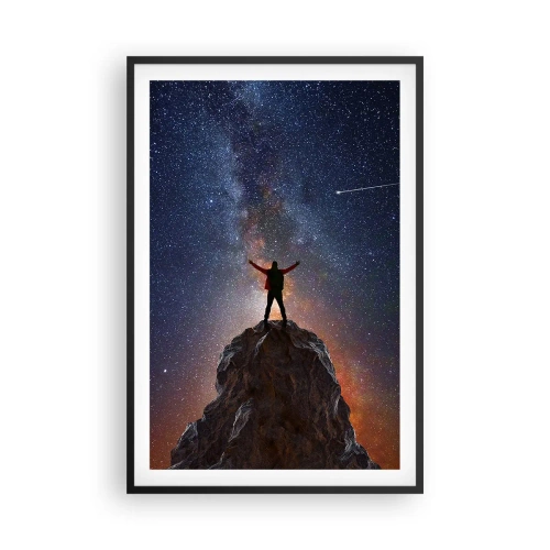 Poster in einem schwarzem Rahmen - Die Macht ist mit mir! - 61x91 cm