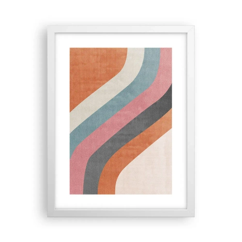 Poster in einem weißen Rahmen - Diagonale Komposition – Bewegung - 30x40 cm