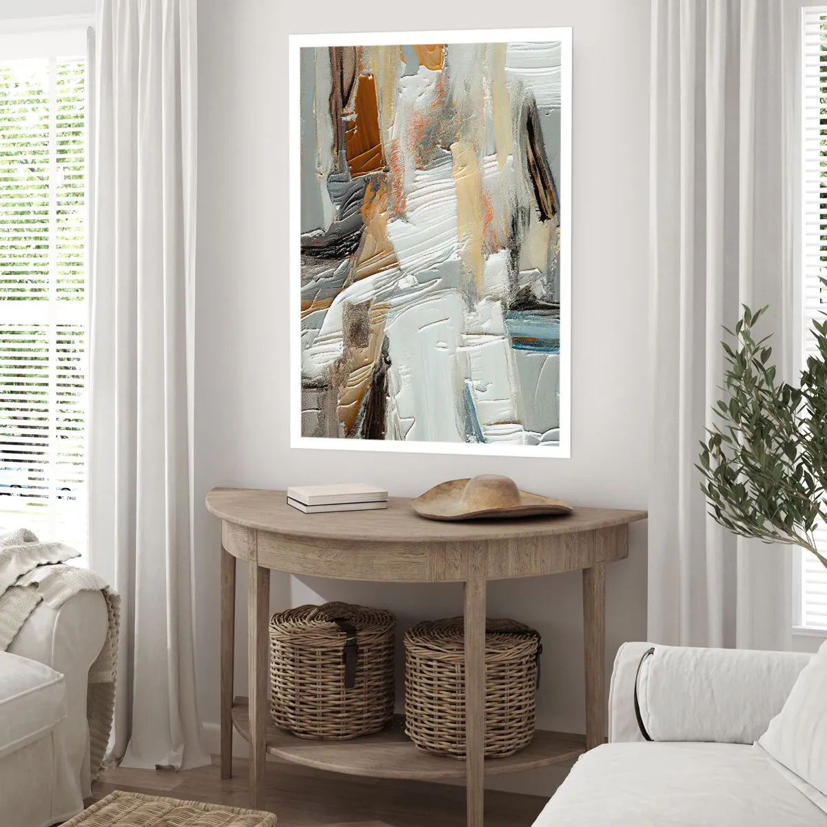 Poster - Bunte Schichten - 30x40 cm