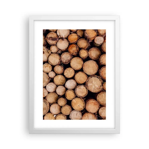 Poster in einem weißen Rahmen - Ein neuer Anfang - 30x40 cm