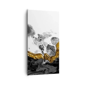 Bild auf Leinwand - Leinwandbild - Organische Komposition - 65x120 cm