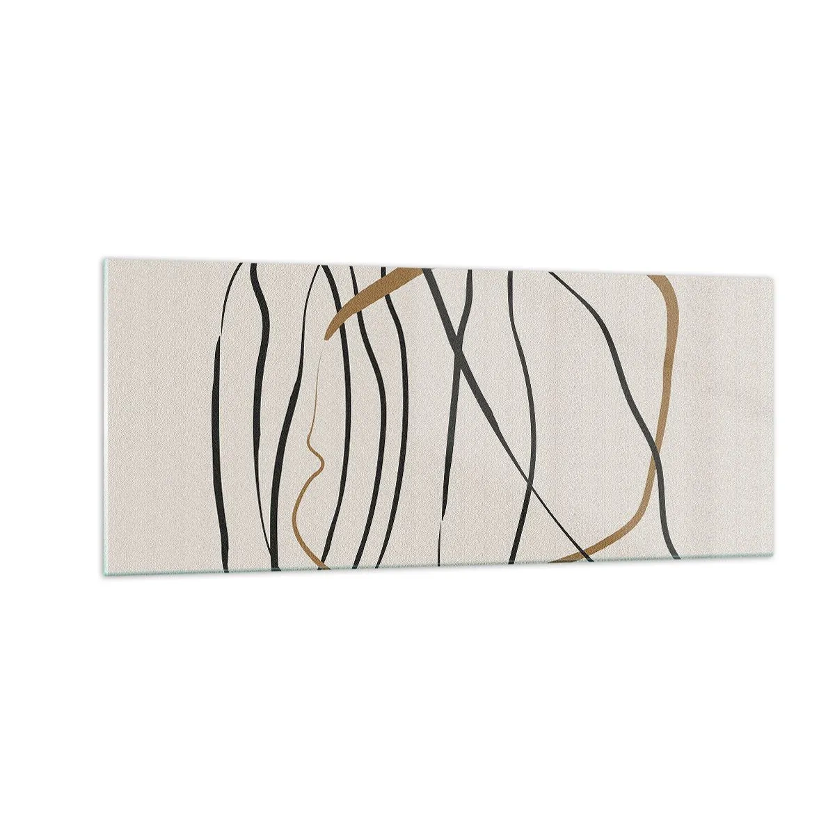 Glasbild - Bild auf glas - Komposition – Looptanz - 100x40 cm