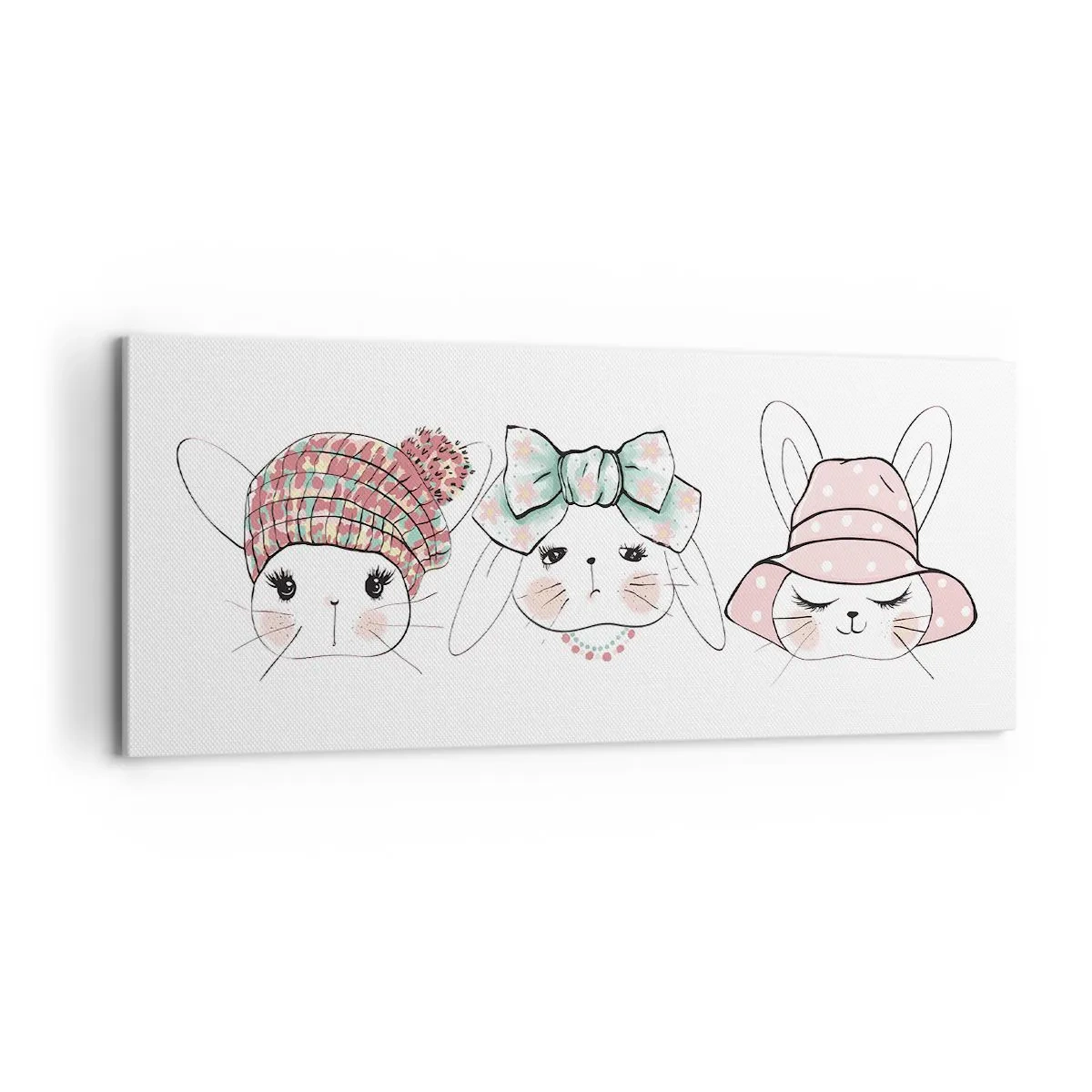 Bild auf Leinwand - Leinwandbild - Nachdenklich, traurig, zufrieden - 100x40 cm