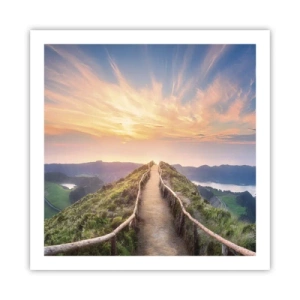 Poster - Nah am Himmel - 60x60 cm