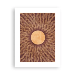 Poster - Sonnensymbol - 30x40 cm