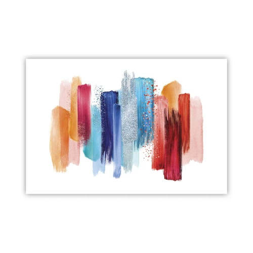 Poster - Auf und ab - 91x61 cm