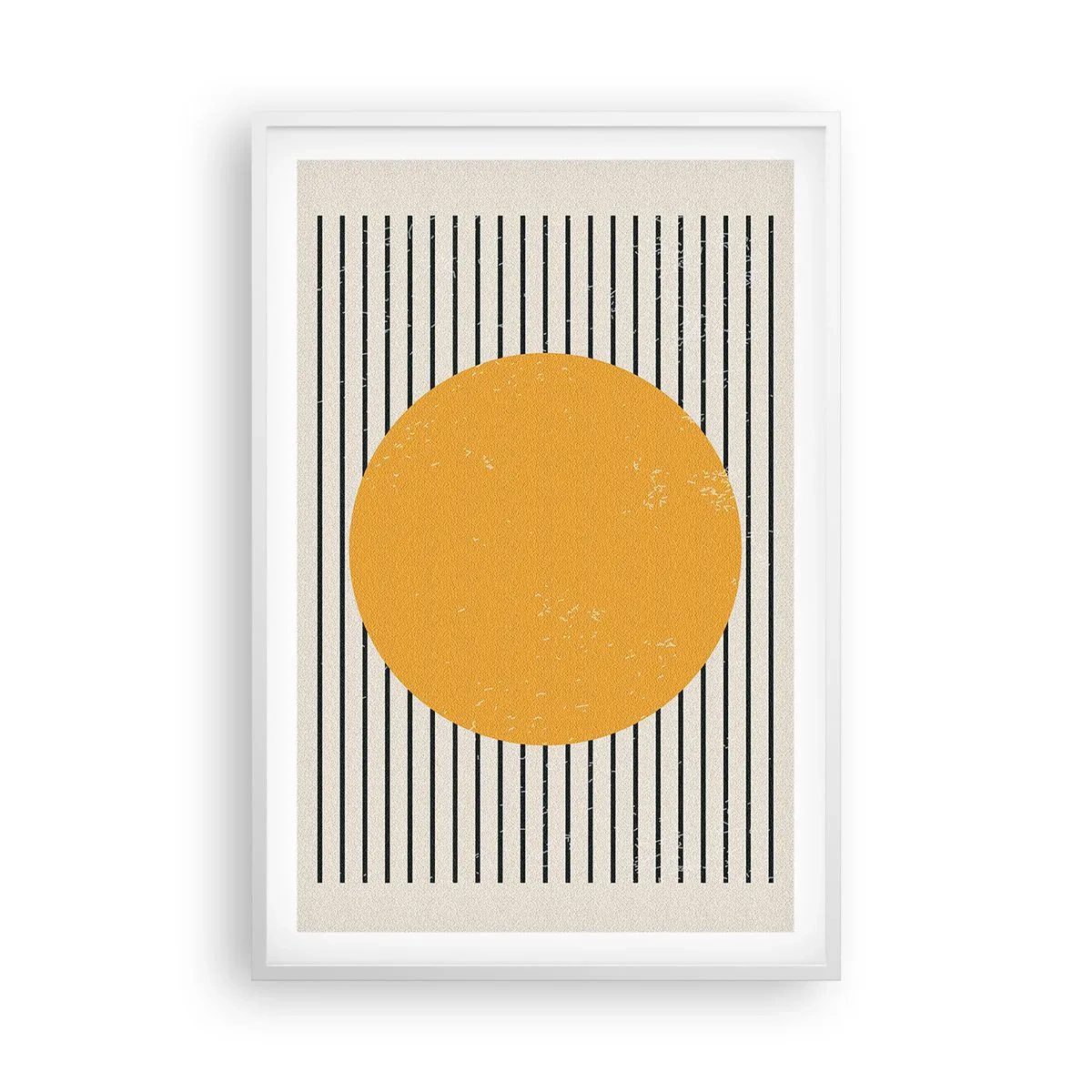 Poster in einem weißen Rahmen - Die Kraft der Einfachheit - 61x91 cm