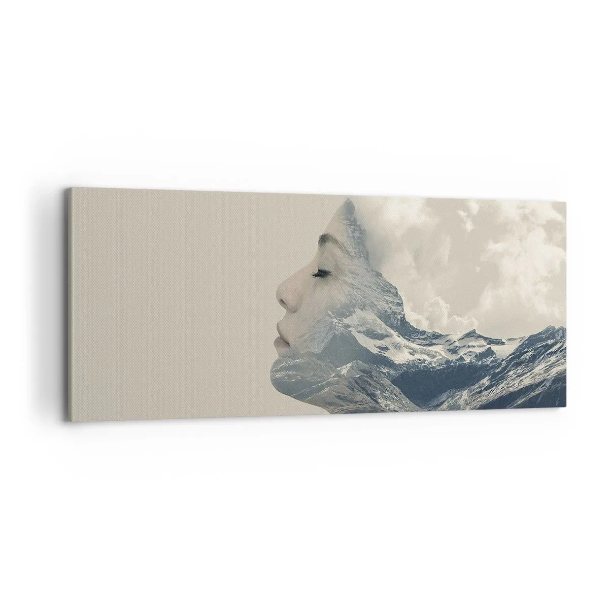 Bild auf Leinwand - Leinwandbild - Die Schönheit der Elemente der Natur - 100x40 cm