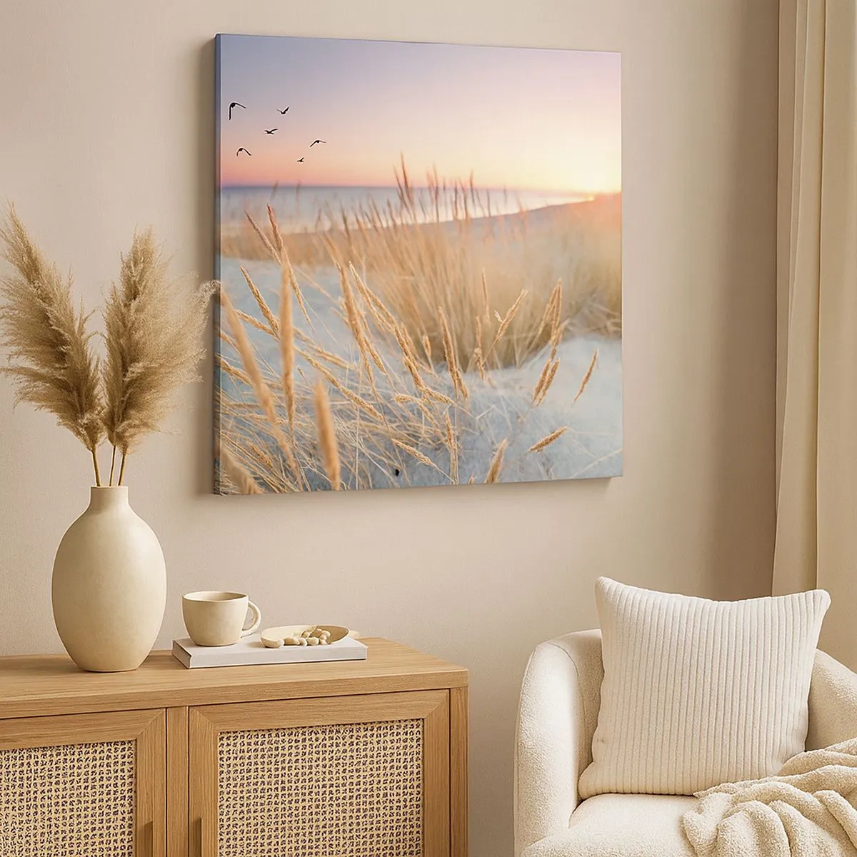 Bild auf Leinwand - Leinwandbild - Das baltische Wiegenlied - 30x30 cm