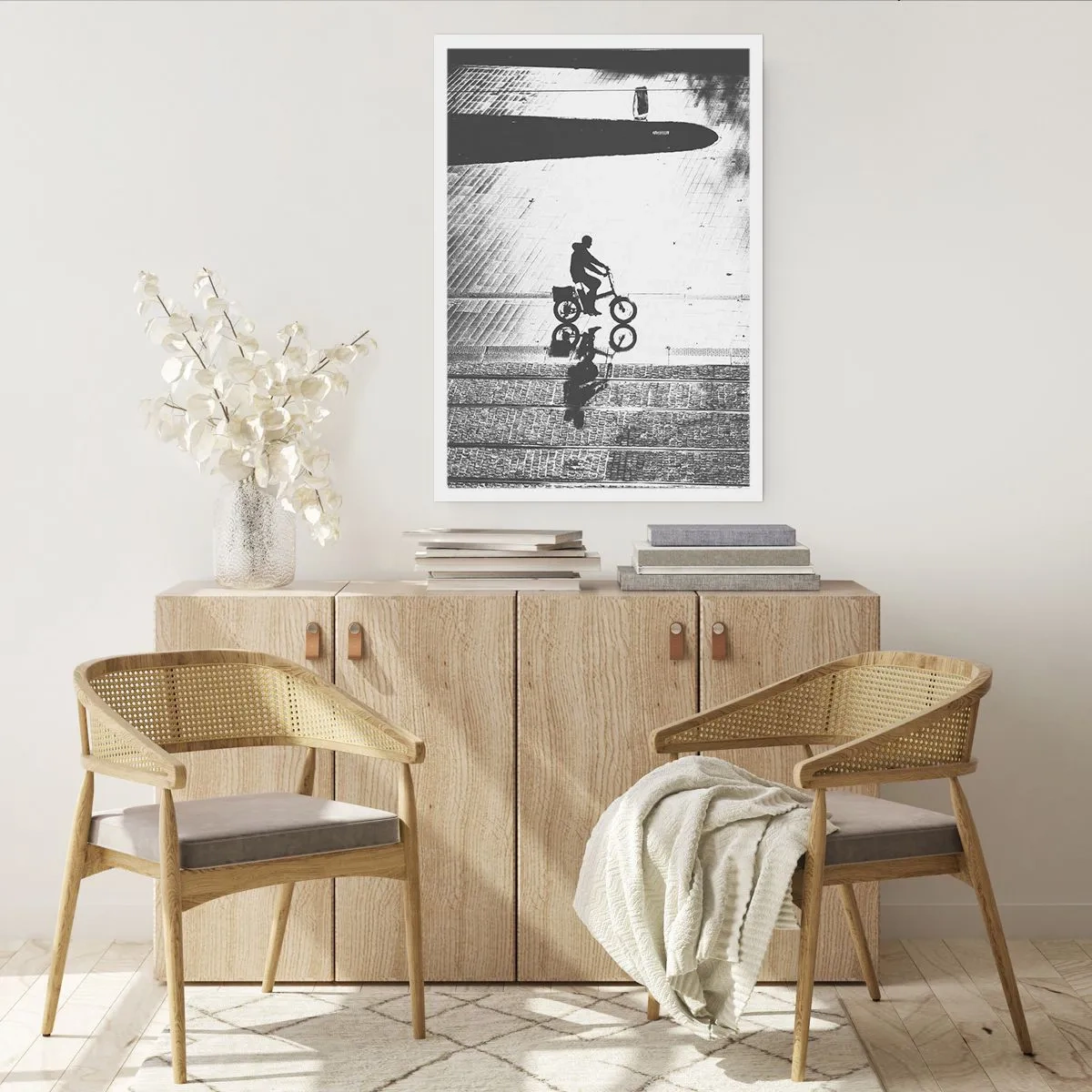 Poster - Vor sich hin durch die Stadt - 30x40 cm