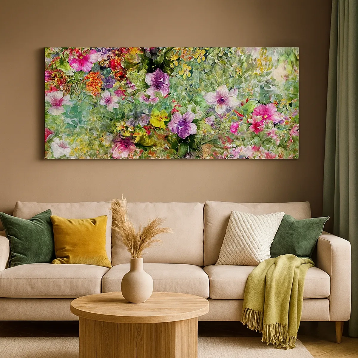 Bild auf Leinwand - Leinwandbild - In Blumen für das Verderben - 30x30 cm