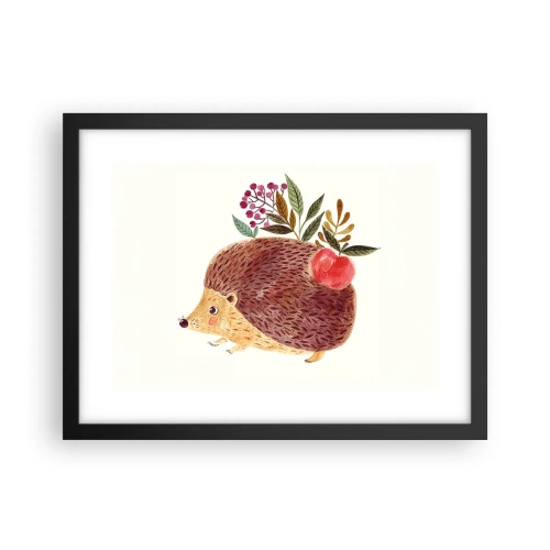 Poster in einem schwarzem Rahmen - Und dann magst du mich schon - 40x30 cm