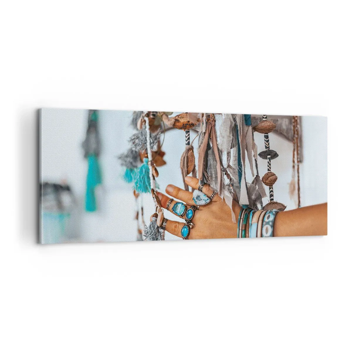 Bild auf Leinwand - Leinwandbild - Lokale Schätze - 100x40 cm