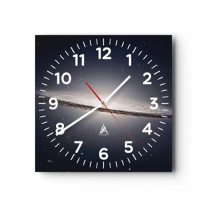 Wanduhr - Glasuhr - Vor langer Zeit in einer weit entfernten Galaxie ... - 30x30 cm