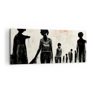 Bild auf Leinwand - Leinwandbild - Gegen die Einsamkeit - 100x40 cm