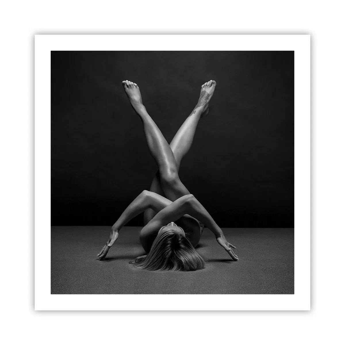 Poster - Die Geometrie der Nacktheit - 60x60 cm