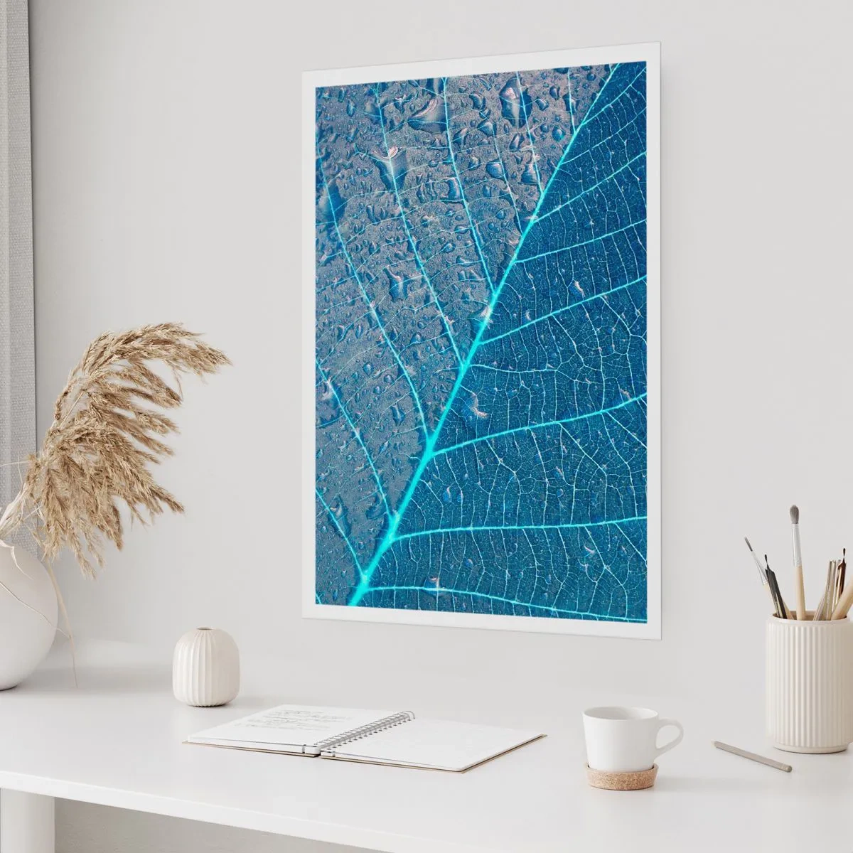 Poster - Leben in Blau - 70x100 cm