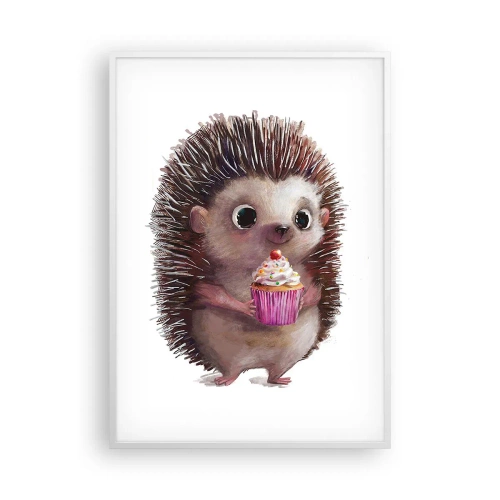 Poster in einem weißen Rahmen - Der Feiertag ist jeden Tag - 70x100 cm