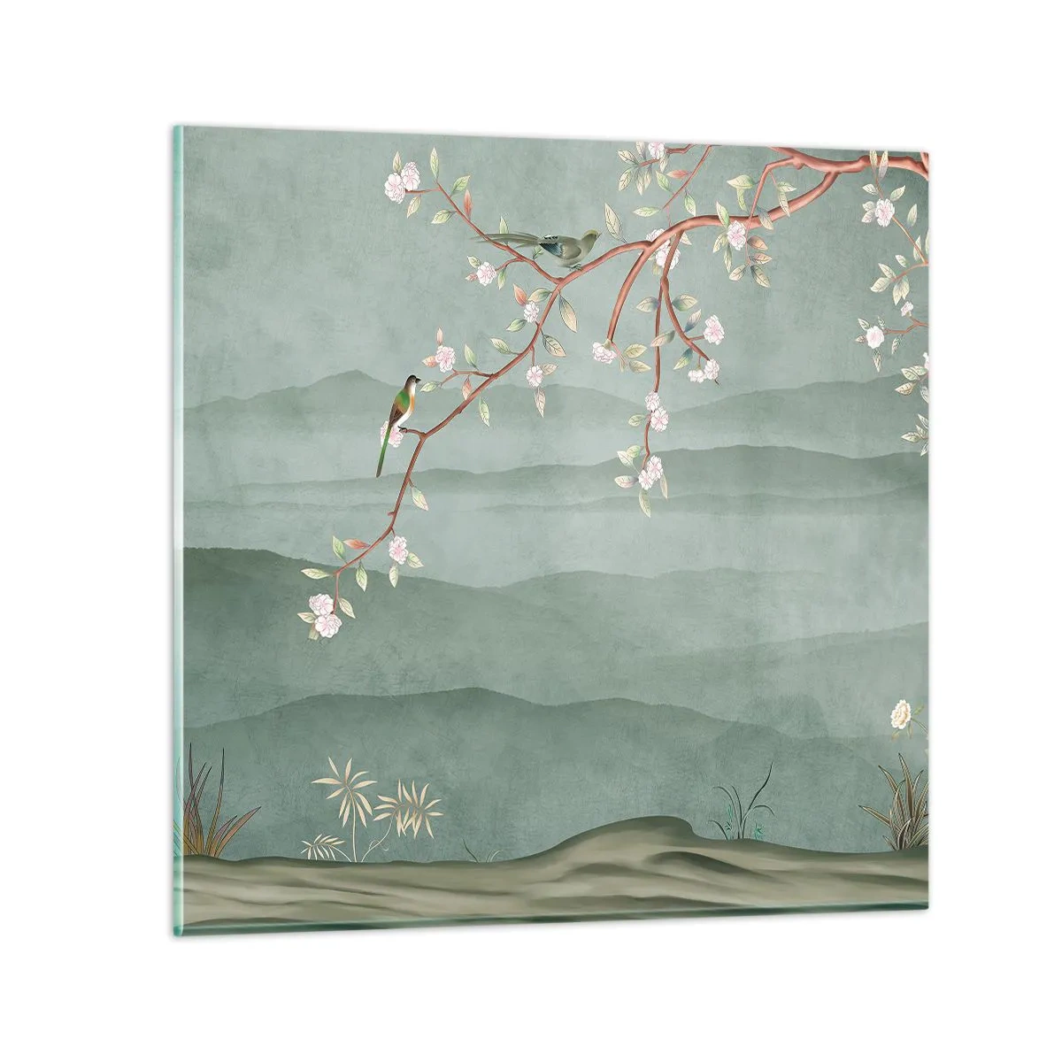 Glasbild - Bild auf glas - Frühling, oh, du bist es - 30x30 cm