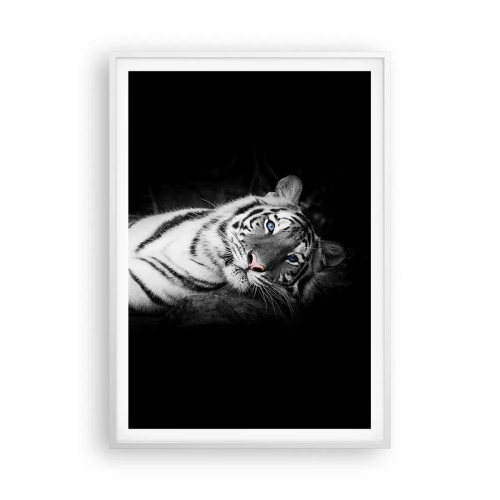 Poster in einem weißen Rahmen - Wildnis und Frieden - 70x100 cm