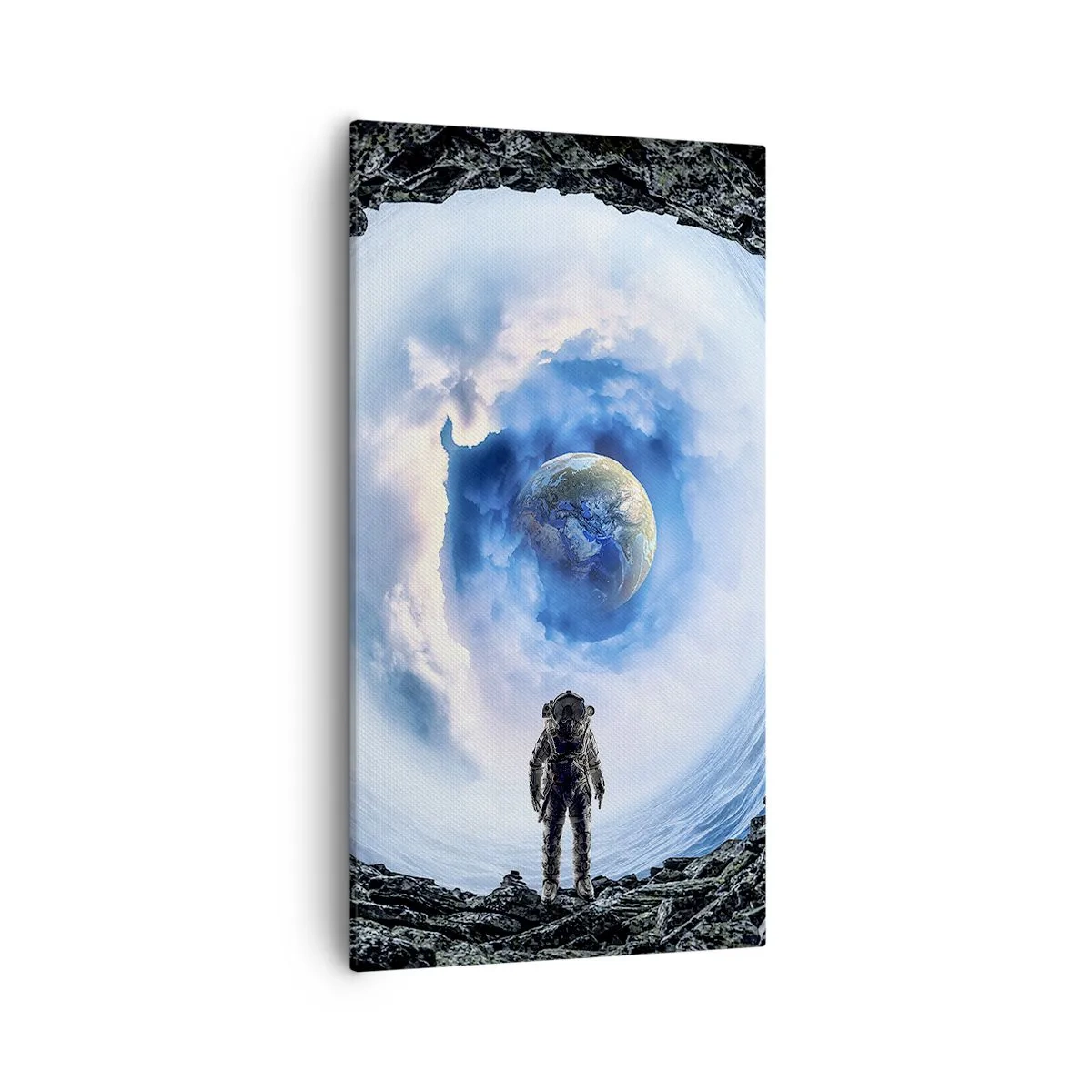 Bild auf Leinwand - Leinwandbild - Es ist nicht weit von zu Hause - 55x100 cm