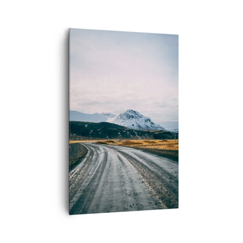 Bild auf Leinwand - Leinwandbild - Im isländischen Flair - 80x120 cm