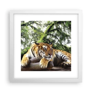 Poster in einem weißen Rahmen - Hochachtungsvoll - 30x30 cm