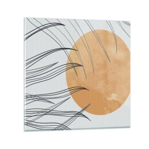 Glasbild - Bild auf glas - Immer der Sonne entgegen - 70x70 cm