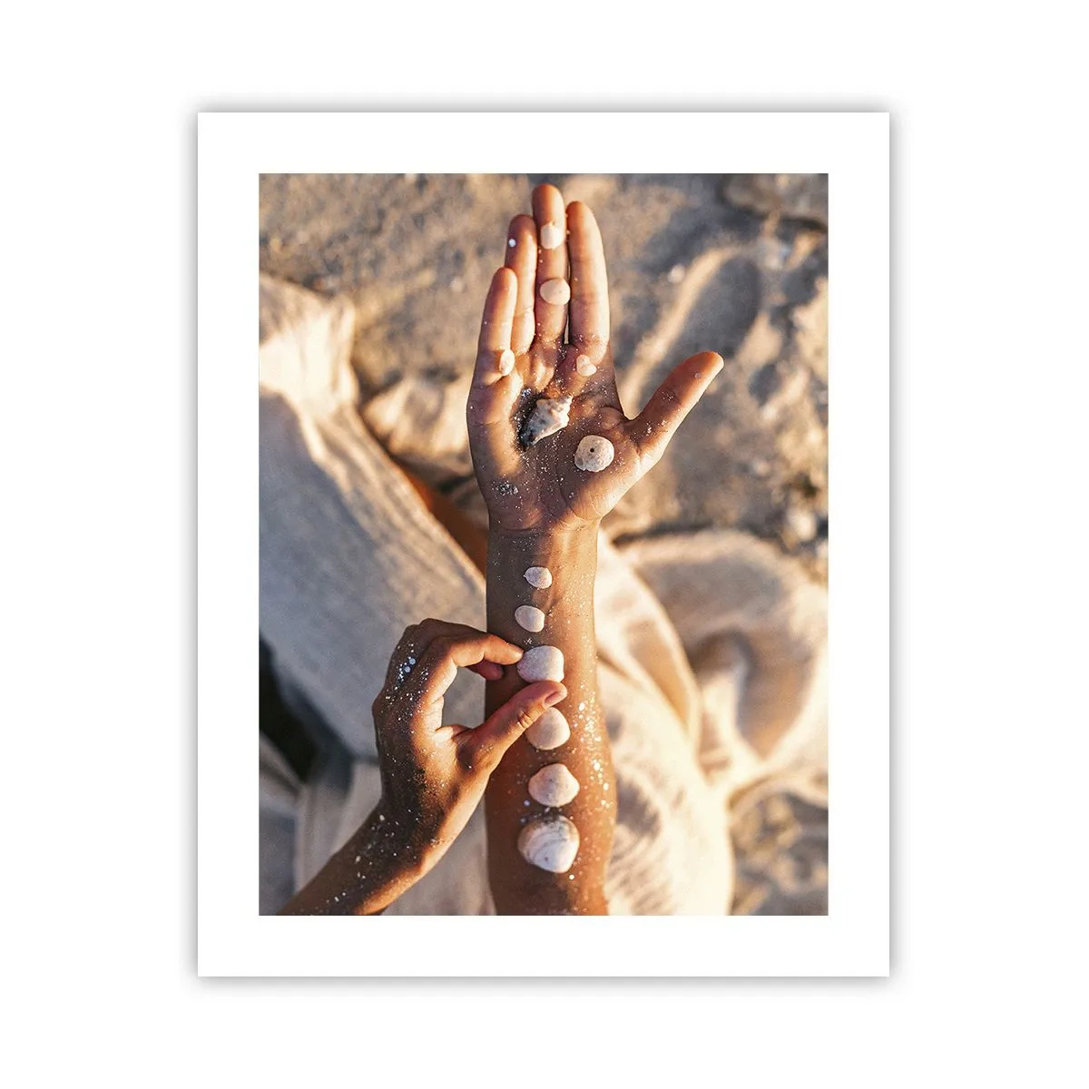 Poster - Schönheit an Ihren Fingerspitzen - 40x50 cm