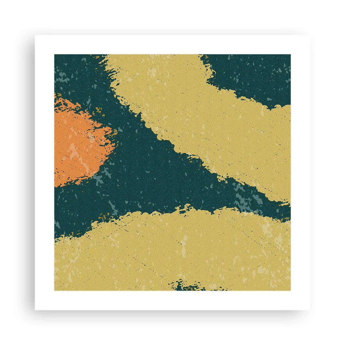 Poster - Abstraktion – langsame Bewegung - 50x50 cm