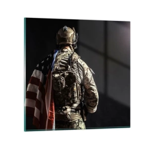 Glasbild - Bild auf glas - Darum - 60x60 cm