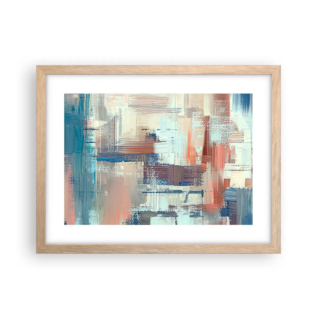 Poster in einem Rahmen aus heller Eiche - Zum Licht kommen - 40x30 cm