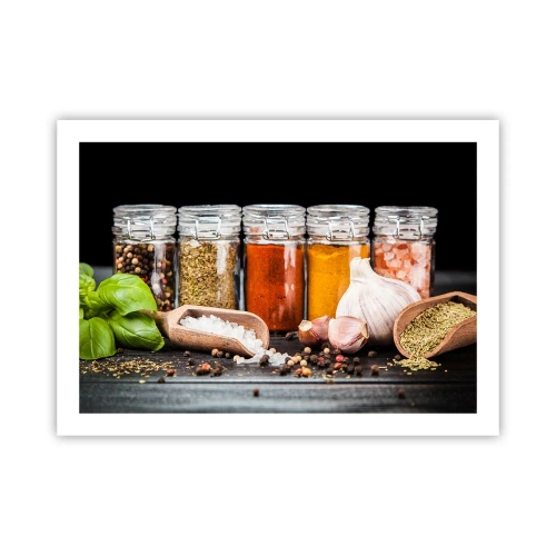 Poster - Für einen Geschmack des Lebens - 70x50 cm