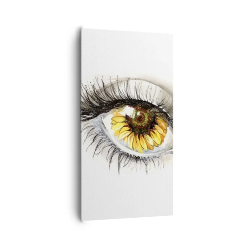 Bild auf Leinwand - Leinwandbild - Ein Look so heiß wie der Sommer - 65x120 cm