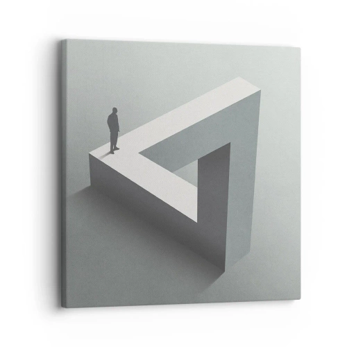 Bild auf Leinwand - Leinwandbild - Es ist also doch möglich - 30x30 cm