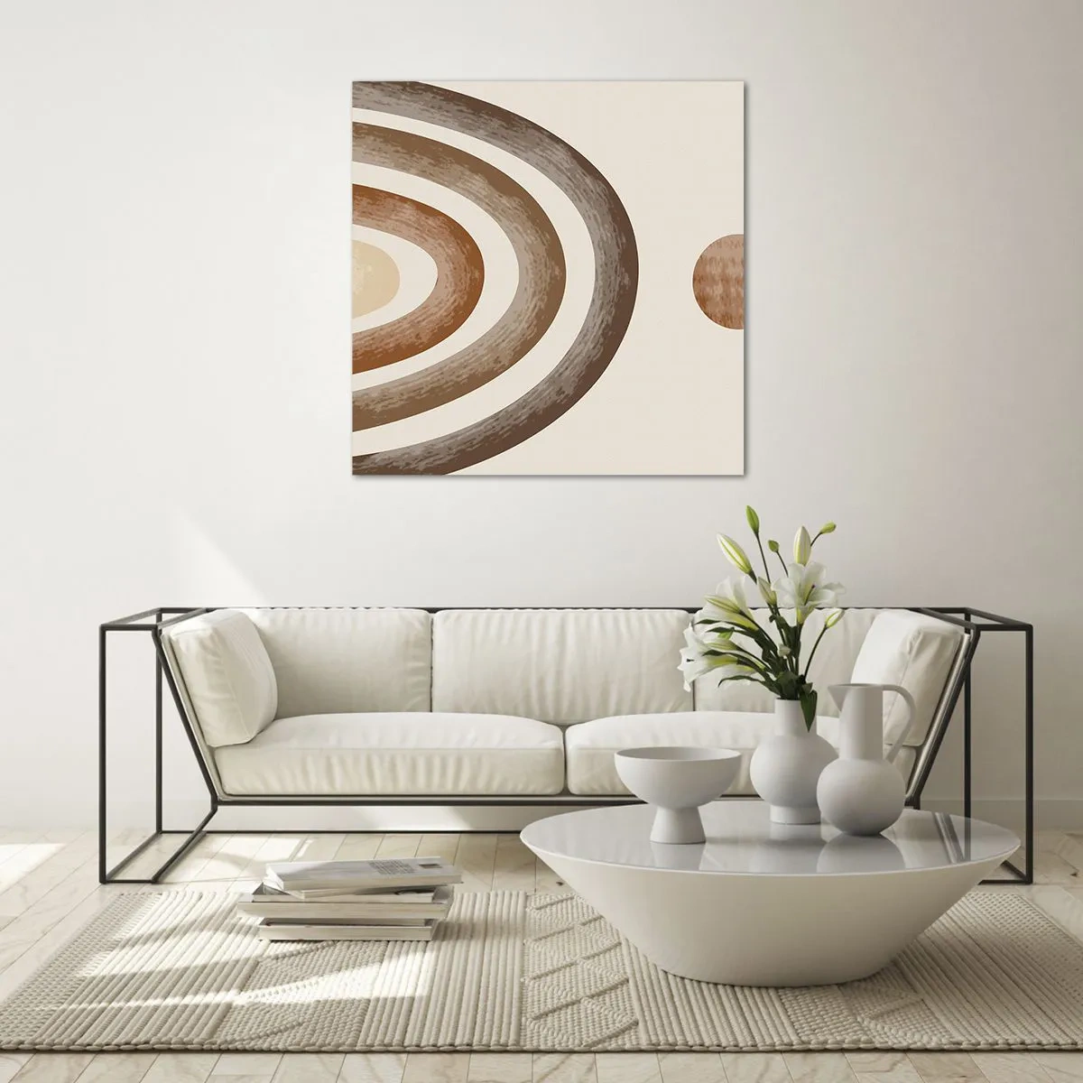 Glasbild - Bild auf glas - In einer weit entfernten Galaxie - 40x40 cm