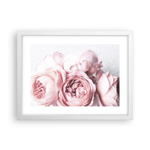 Poster in einem weißen Rahmen - Für Romantiker - 40x30 cm