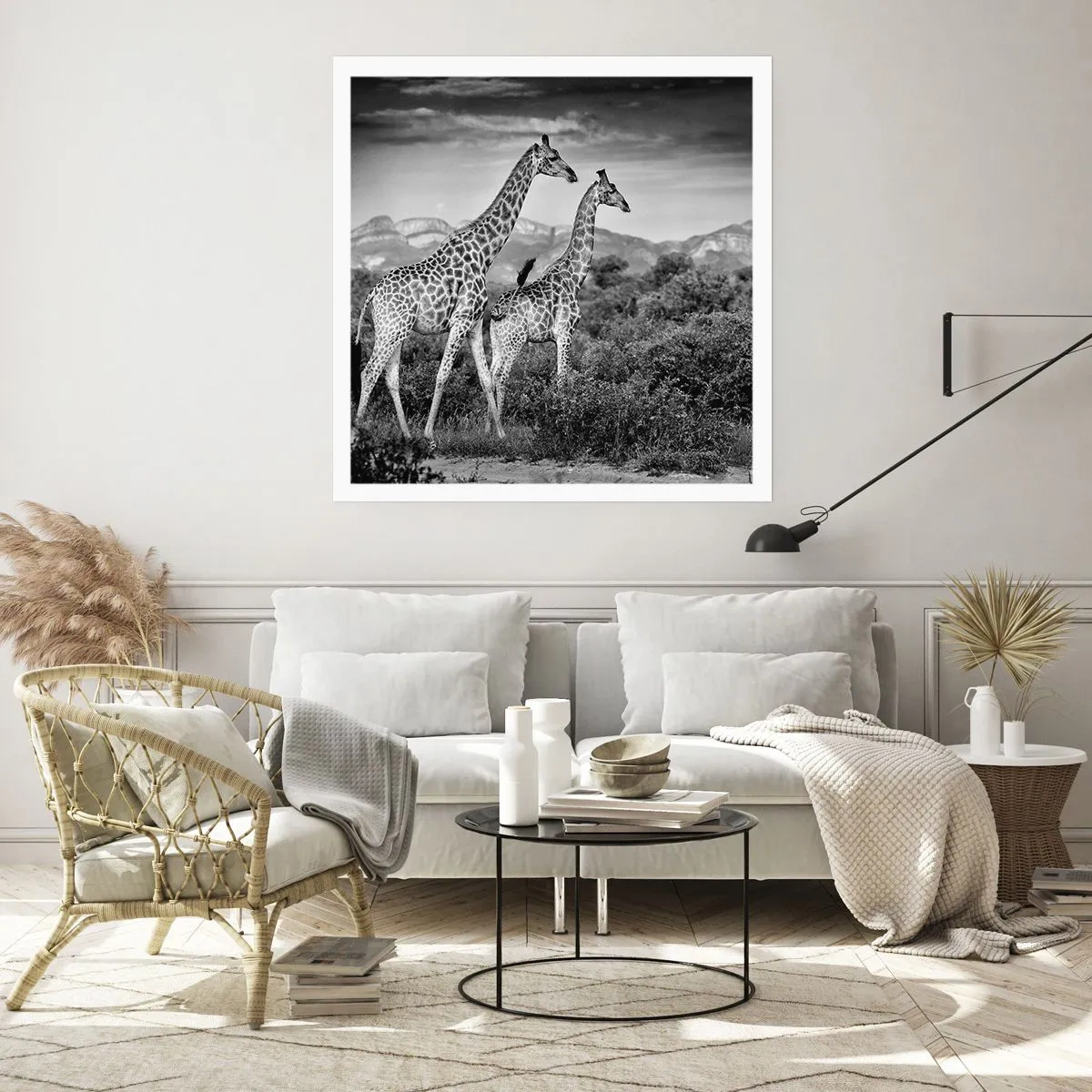 Poster - Hohe Sphären in Afrika - 40x40 cm