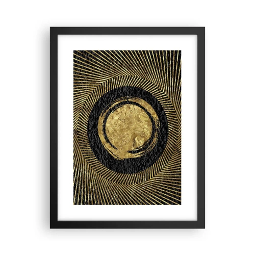 Poster in einem schwarzem Rahmen - Glamour-Komposition - 30x40 cm