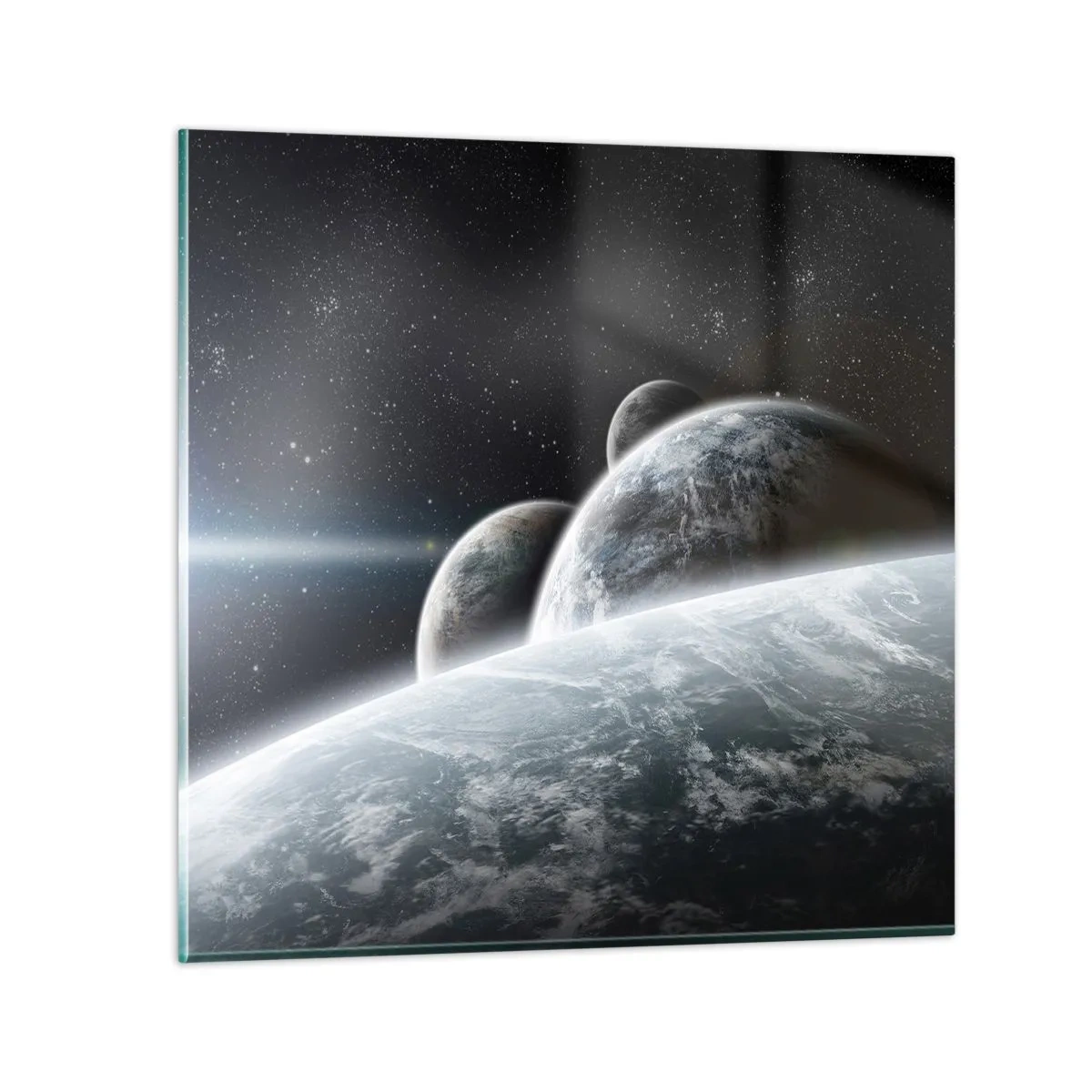 Glasbild - Bild auf glas - Kosmische Musik der Sphären - 30x30 cm
